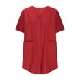 thumbnail image 4 of Plebaso Womens Plus Size Cardigan Short Sleeve Summer Cardigans Open Front Casual Blouses with Pockets, 4 of 7