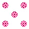 thumbnail image 3 of kurtrusly DIY Silicone Fondant Mold Blueberry Raspberry Strawberry Simulation Fruit Cake Chocolate Biscuit Candle Mould Decor Pink/Type B 5Set, 3 of 6
