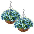thumbnail image 1 of Hotop 2 Pack Artificial Hanging Baskets with Flow, 1 of 6