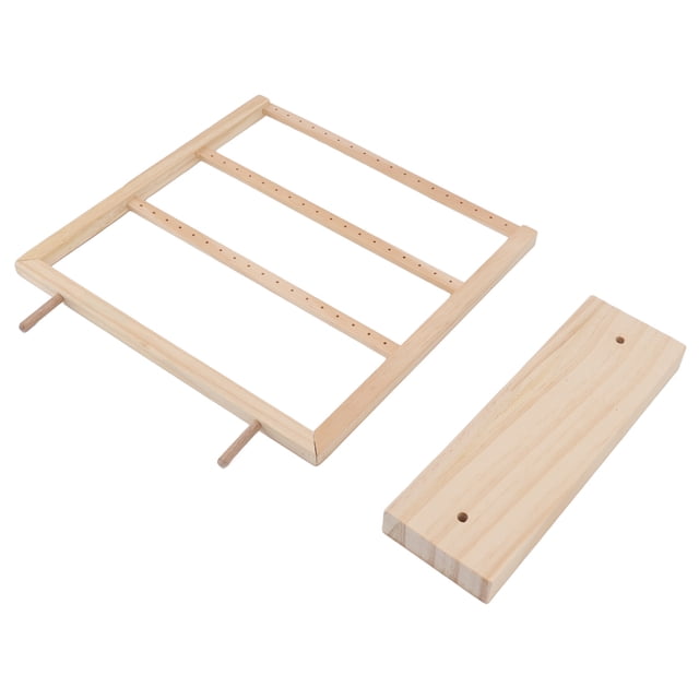 Earring Display Stand, Earring Organizer Stand, Log Color Wooden Earrings Jewelry Holder Earring Holder With Wood Basic Stand Storage Display For Hanging Earrings