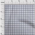 thumbnail image 1 of oneOone Polyester Lycra Fabric Gingham Check Printed Fabric 1 Yard 56 Inch Wide, 1 of 4