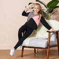 thumbnail image 3 of PatPat Kid Girls Sweatshirt and Jogger Set Leopard & Color Block Outfits Set Size 4-12, 3 of 7