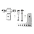 thumbnail image 1 of <p>Receiver Hitch Ball Mount, 6in Drop Rise Rustproof Adjustable Trailer Hitch Kit Long Lifespan 12500LBS Capacity  For 2in Heavy Truck GTW Traction Hook Receiver</p>, 1 of 7