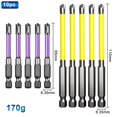 thumbnail image 1 of Lefu 65mm 110mm Magnetic Special Slotted Cross Screwdriver Bit for Electrician FPH2, 1 of 10