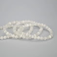thumbnail image 3 of Bracelet Extensible Unisexe en Perles Rondes de 6 mm en Sélénite Naturelle de Qualité AA 7 Pouces, 3 of 4