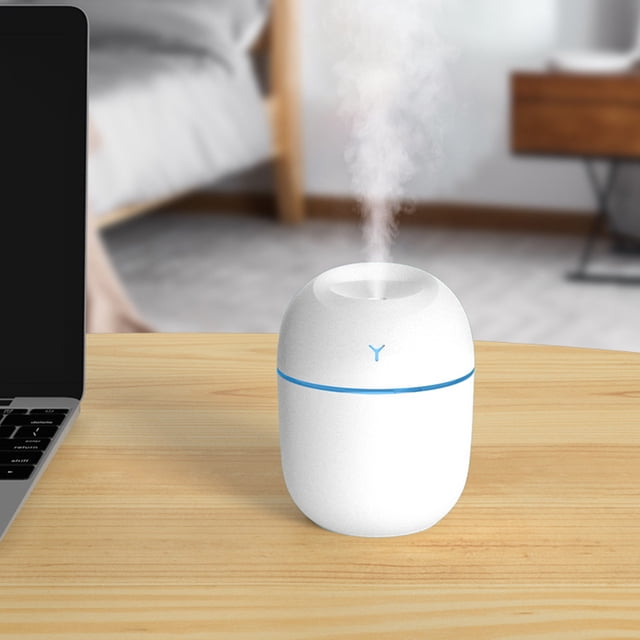 Dvkptbk Bedroom Mini Humidifier Car Portable/Hotel Travel/Office Desktop Humidifier USB Humidifier Auto Shut Off 220ml/420ml