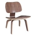 thumbnail image 1 of Hawthorne Collections 19'' Chaise d'Appoint en Contreplaqué Moulé en Noyer, 1 of 3