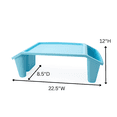 thumbnail image 5 of Storex Portable Plastic Lap Desk, Lightweight Tray for Children, Blue, 5 of 5