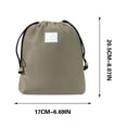 thumbnail image 2 of Storage and Organization Items!Kyusrd Travel Portable Storage Bag Drawstring Style Multifunctional Clothing Shoes Underwear Socks Organizing Bag Drawstring Ash Bag, 2 of 7