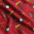 thumbnail image 1 of Soimoi Musical Instruments Printed, Poly Canvas Fabric, Decor Sewing Fabric by The Yard 56 Inch Wide,Decorative Fabric for Curtains Tote Bags, Red, 1 of 5