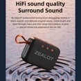thumbnail image 3 of ZEALOT ZEALOT S75 Portable Bluetooth Speaker with IPX6 Waterproofing, Powerful 57mm Bass, 3000mAh Battery, Dual Pairing Feature - Ideal for Outdoor Adventures and Camping, 3 of 7