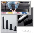 thumbnail image 1 of COMPUKAS 4Pcs Black Metal Furniture Legs Adjustable for Sofa Dresser and Coffee Table, 1 of 8