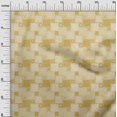thumbnail image 3 of oneOone Cotton Cambric Yellow Fabric Asian Block Tile Sewing Craft Projects Fabric Prints By Yard 42 Inch Wide, 3 of 4