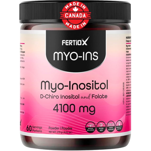 Fertiox Poudre Myo-Ins I Myo-Inositol 4000 mg, D-Chiro Inositol 100 mg et Folate 400 mcg par Portion