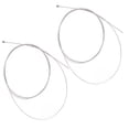 thumbnail image 1 of Domqga Bicycle Shifter Cables,Bike Brake Cable,2PCS Folding Bicycle Shifter Cables Braking Line Inner Core Stainless Steel 2.1m Long, 1 of 8
