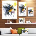 thumbnail image 4 of Design Art - Dog and Yellow Ball Watercolor, 4 of 4