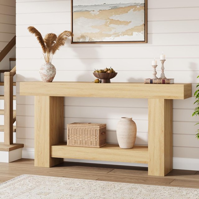 Eastvita 1 PB Frame Entryway Table - 160CM Natural Wood