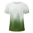 thumbnail image 4 of Qertyioot Hommes Imprimer Manches Courtes Col Rond T-shirt Casual Mode Manches Courtes Dégagement, 4 of 5