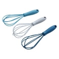 thumbnail image 3 of Mainstays Silicone Mini Whisk, Navy, Grey, or Teal, 6.5in, 3 of 9
