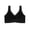 Black, variant on Women's Wireless Seamless Bra, No Underwire Push Up Bra for Comfort, Solid Everyday Bras for Daily Wear, Breathable Lounge Underwear
