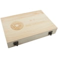 thumbnail image 3 of MYG for Wooden Coin Storage Box with Adjustable Compartments - 100 Slots Commemorative Coin Collection Case for Various Sizes 18-46mm Diameter Coins, 3 of 10