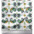 thumbnail image 1 of Soimoi Poly Georgette Fabric Dot,Floral & Paisley Print Fabric by Yard 42 Inch Wide, 1 of 3