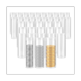 thumbnail image 1 of 35 Pcs Tubes de Pièces de Monnaie Tailles Assorties Tubes de Rangement de Pièces Tubes de Pièces de Monnaie en Plastique Transparent Tubes de Pièces de Monnaie en Nickel, 1 of 6