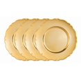 thumbnail image 2 of Assiette de présentation 33cm Holiday time de couleur Or - Pack de 4, 2 of 2