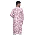 thumbnail image 4 of Atasi Kurta Traditionnel en Rayonne Imprimée à Col Mandarin pour Hommes Chemise Décontractée, 4 of 6