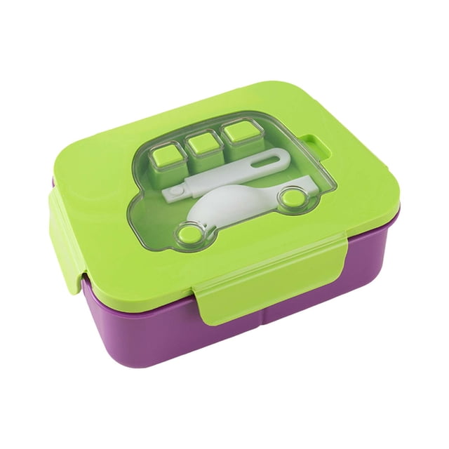 Bento Étanche pour Enfants, Contenant de Lunch Idéal pour Enfants avec Couvercle Sécurisé pour Repas Scolaires, Collations et Rangement au Réfrigérateur