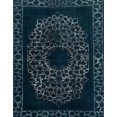 thumbnail image 1 of Ahgly Company Indoor Rectangle Abstract Deep Teal Green Abstract Area Rugs, 2' x 5', 1 of 6