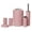 Rose, variante sur Ensemble d'Accessoires de Salle de Bain 6 Pcs, Articles de Bain, Porte-Brosse à Dents, Distributeur de Lotion, Porte-Savon, Poubelle Décorative pour Comptoir, Rose