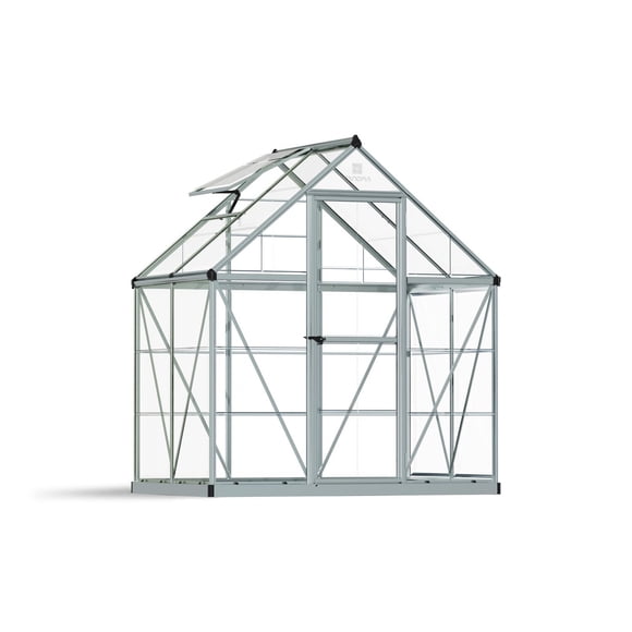 Harmony 6 ft. x 4 ft. Greenhouse Kit - Silver