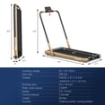 thumbnail image 3 of SuperFit 2.25HP 2-in-1 Folding Under Desk Treadmill W/Remote Control   APP, 3 of 9