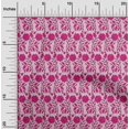 thumbnail image 1 of oneOone Cotton Poplin Fabric Leaves & Floral Block Print Fabric BTY 42 Inch Wide, 1 of 4