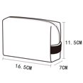 thumbnail image 2 of Travel Large Cosmetic Bag Zippered Toiletry Carry Pouch for Makeup Storage Supplies, 2 of 2