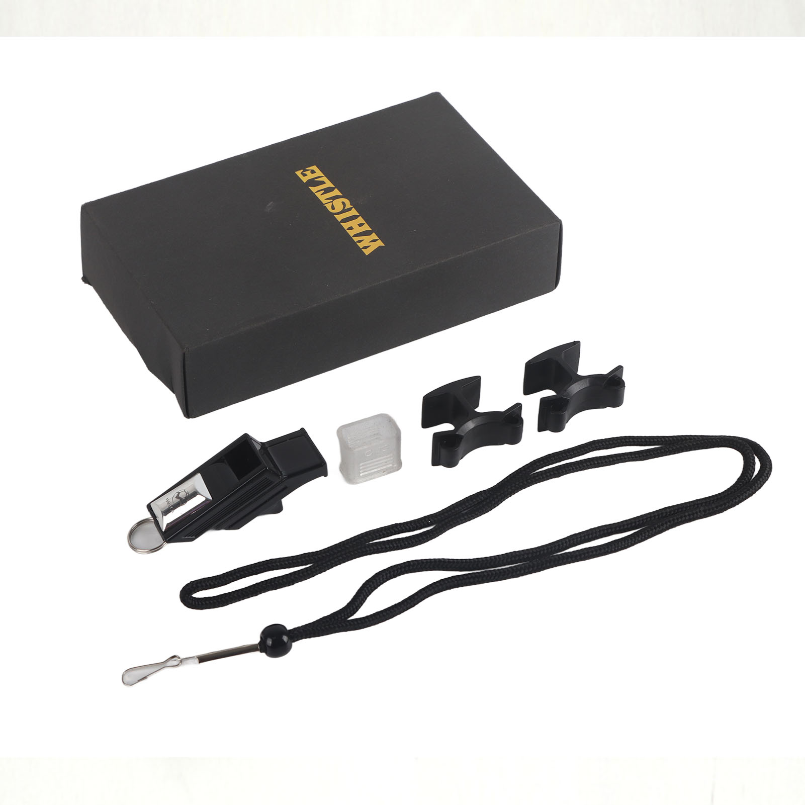 Sports Whistle Whistle Referee Training Football Whistle Teacher Whistle Basketball Sports Whistle Sports Whistle Professional Clear Sound Small Black Composite Material Whistle