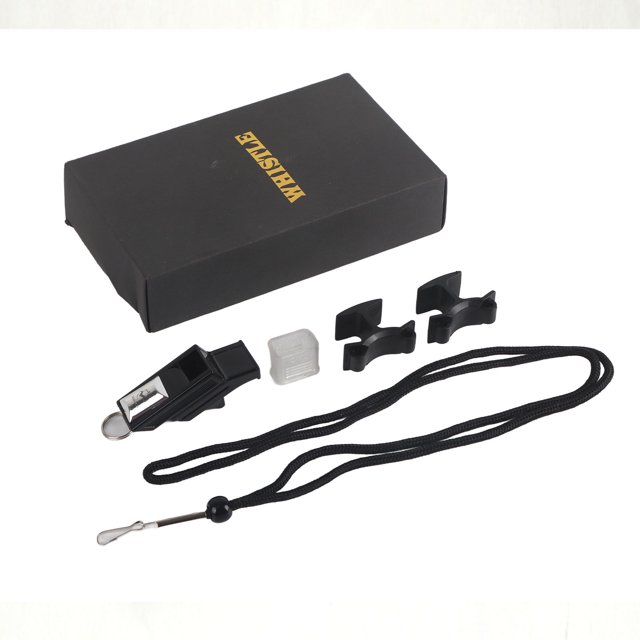 Sports Whistle Whistle Referee Training Football Whistle Teacher Whistle Basketball Sports Whistle Sports Whistle Professional Clear Sound Small Black Composite Material Whistle