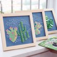 thumbnail image 4 of Coofit Kit de Broderie Mode Cactus Kit de Démarrage Créatif Broderie Kit de Couture, 4 of 8