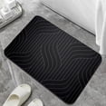 thumbnail image 4 of Maplenight Diatomite Bath Mat - Super Absorbent Bthroom Rugs, Non-Slip, Fast-Drying for Bathroom & Kitchen 16 x 12 Inch Black, 4 of 6