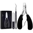 thumbnail image 1 of Ensemble de 3 Coupe-Ongles Professionnel pour Ongles Épais, 1 of 10