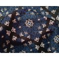 thumbnail image 4 of oneOone Silk Tabby Fabric Swirl Ikat Printed Fabric 1 Yard 42 Inch Wide, 4 of 4