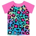 thumbnail image 4 of MIASHUI Girls 2 Piece Rash Guard Swimsuits Set Short Sleeve Tankini Beach Swimwear,Hot Pink,8-9 Years, 4 of 8