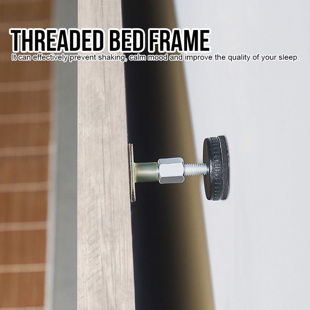 Outil Anti-Vibration Réglable à Filetage pour Cadre de Lit, Qualité de Sommeil Stable, Support Télescopique pour Mur de Chambre, 4 Plages de Hauteur