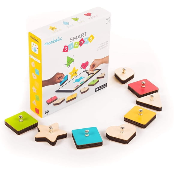 Marbotic Smart Shapes Interactive Wooden Blocks
