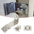 thumbnail image 4 of Serrure de Porte en Acier Inoxydable Anti-Vol, Agrafe, Cadenas, Outil de Verrouillage, 4 of 8