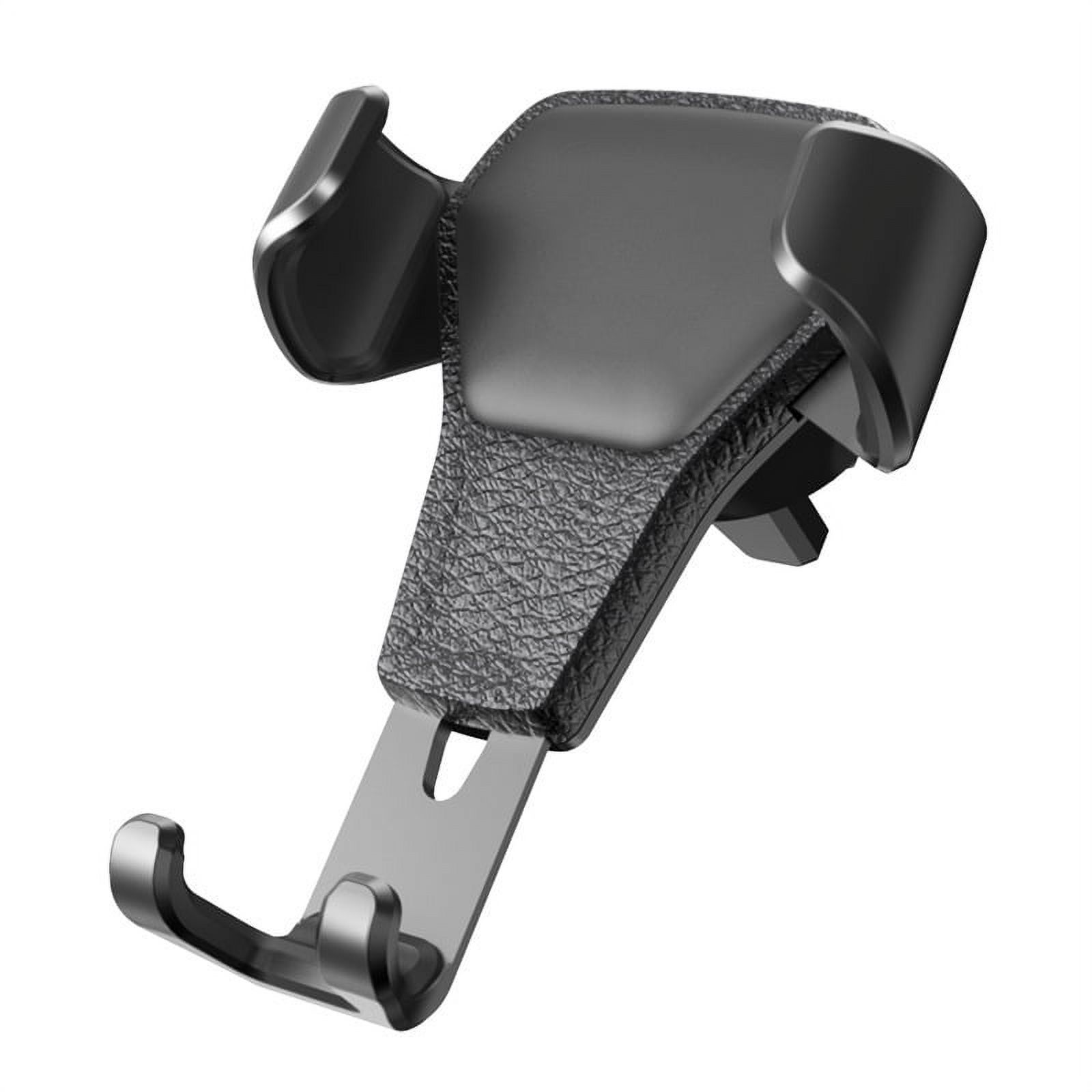 Phone Mount for Car, Unique Car Phone Holder with Gravity Sensor and Vent Mount for Safe Driving (Black)