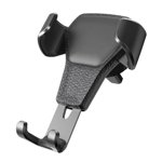 Phone Mount for Car, Unique Car Phone Holder with Gravity Sensor and Vent Mount for Safe Driving (Black)