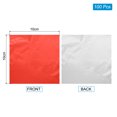 thumbnail image 2 of 100pcs Foil Candy Wrappers, 4 x 4 Inch Chocolate Bar Wrappers, Aluminum Foil Paper, Red, 2 of 6