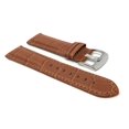 thumbnail image 3 of 18mm Mens' Alligator Style Leather Watch Strap Band, Stainless Steel Buckle, 3 of 7